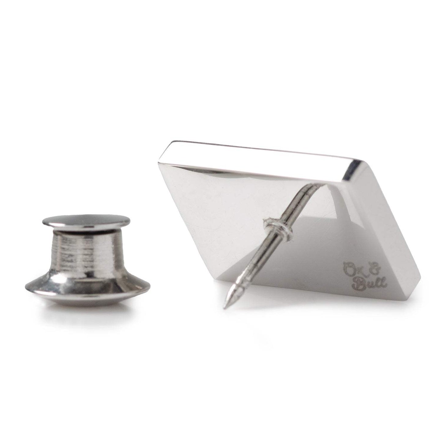 Stainless Steel Engravable Lapel Pin - Cufflinks.com - Flyclothing LLC