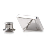 Stainless Steel Engravable Lapel Pin - Cufflinks.com - Flyclothing LLC
