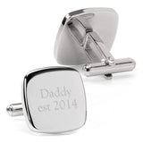 Daddy Established Engravable Cufflinks - Cufflinks.com - Flyclothing LLC