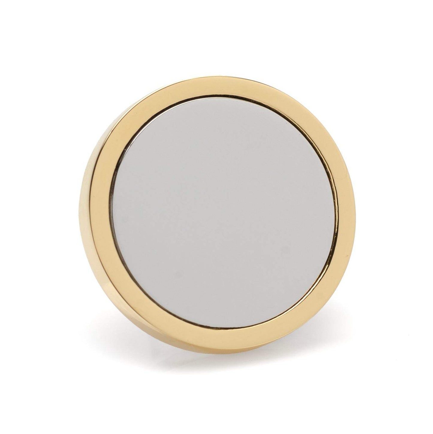 Two Toned Stainless Steel Round Infinity Engravable Lapel Pin - Cufflinks.com - Flyclothing LLC