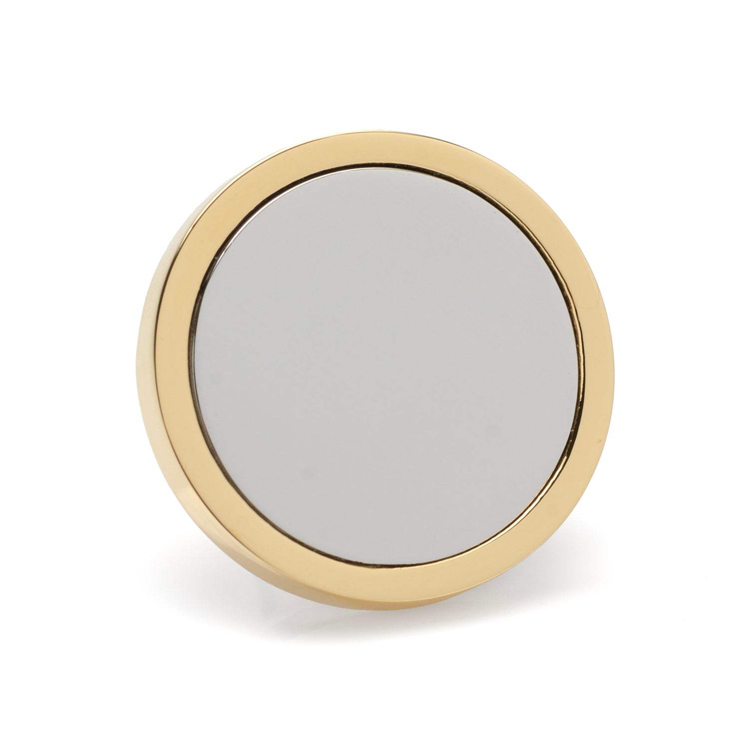 Two Toned Stainless Steel Round Infinity Engravable Lapel Pin - Cufflinks.com - Flyclothing LLC