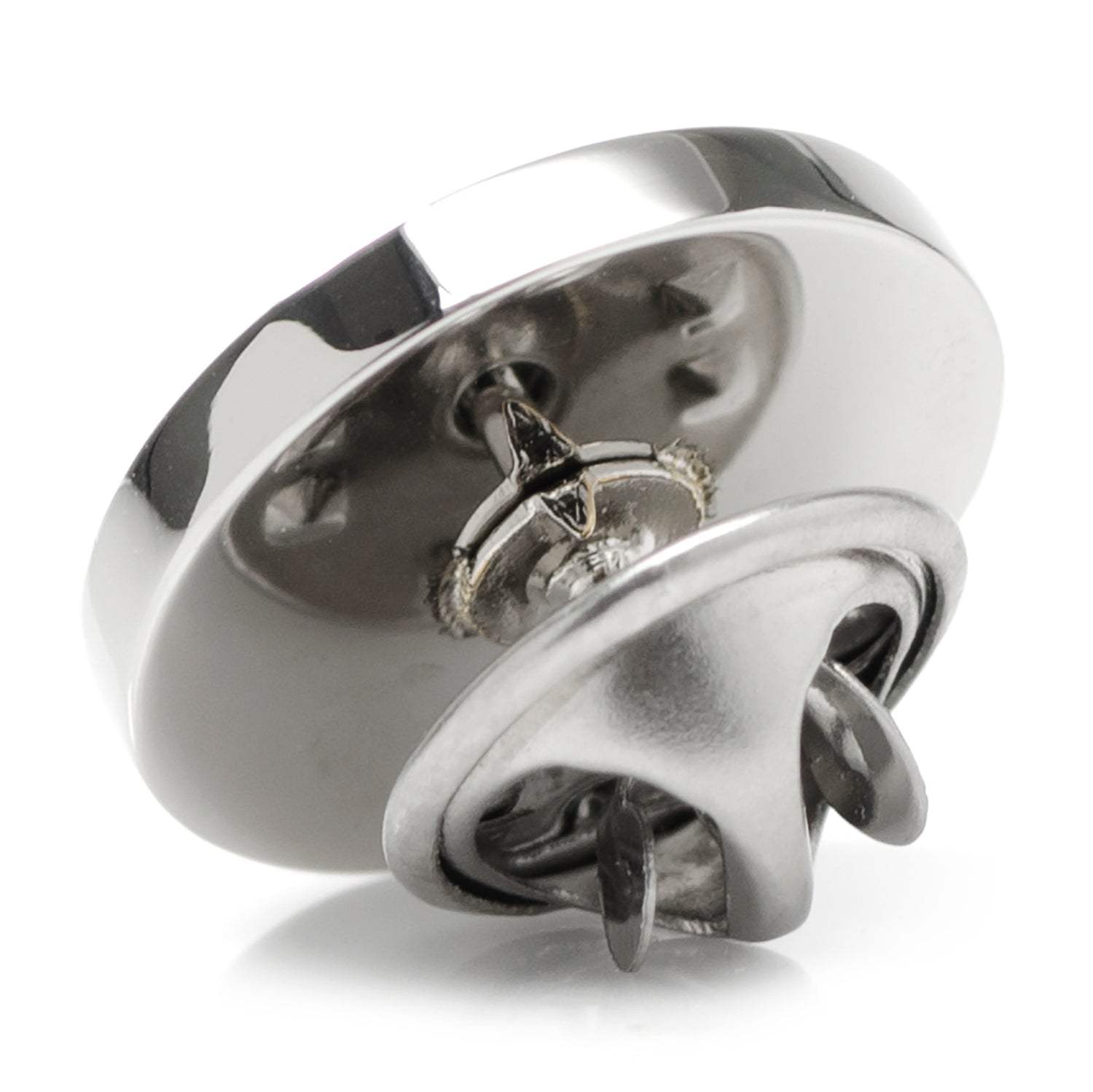 Stainless Steel Engravable Round Infinity Lapel Pin - Cufflinks.com - Flyclothing LLC