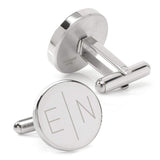 Divided Modern Monogram Engravable Cufflinks - Cufflinks.com - Flyclothing LLC