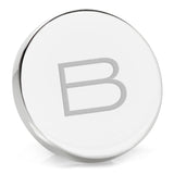 Stainless Steel Engravable Round Infinity Tie Tac