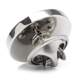 Stainless Steel Engravable Round Infinity Tie Tac - Cufflinks.com - Flyclothing LLC