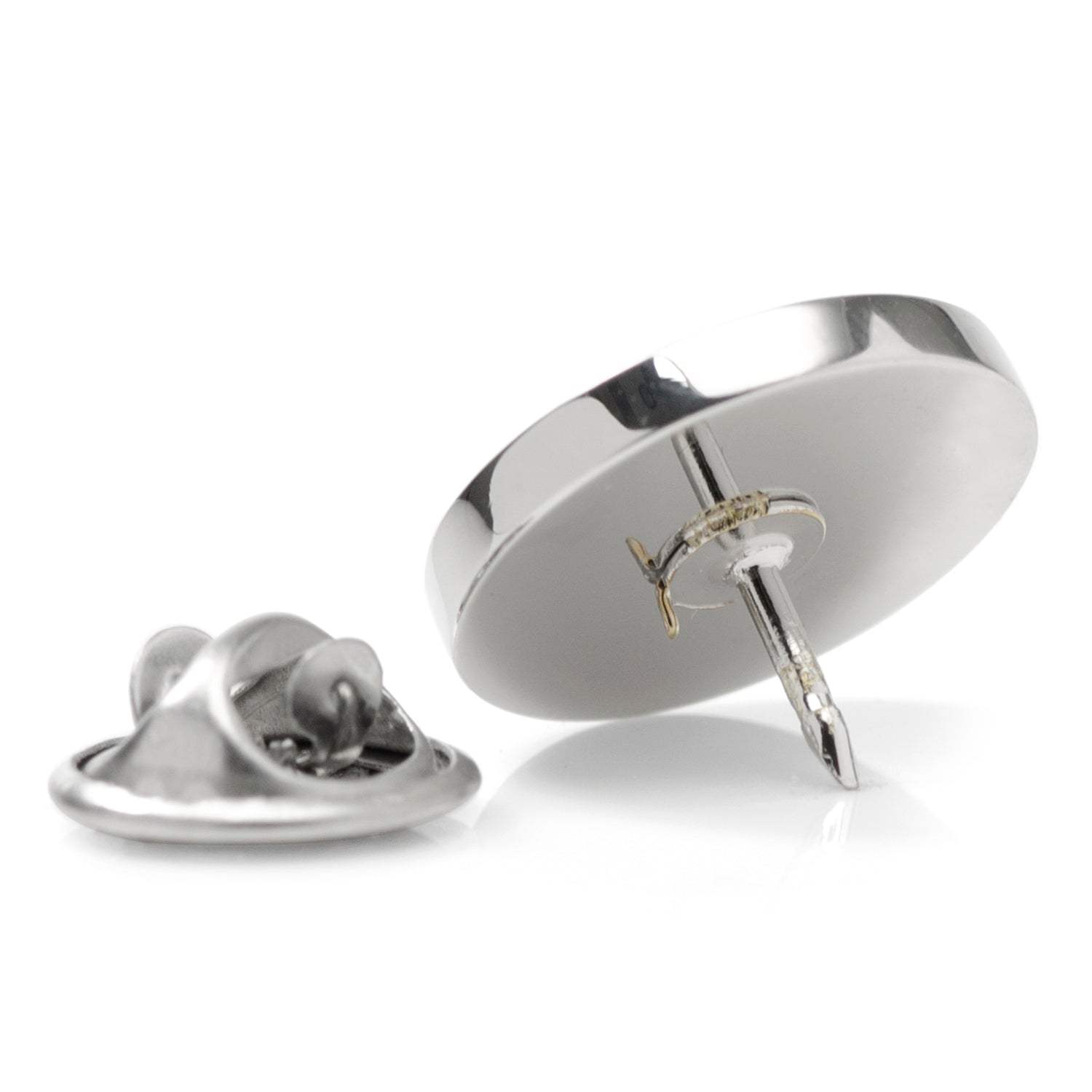 Stainless Steel Engravable Round Infinity Tie Tac - Cufflinks.com - Flyclothing LLC