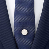 Stainless Steel Engravable Round Infinity Tie Tac - Cufflinks.com - Flyclothing LLC