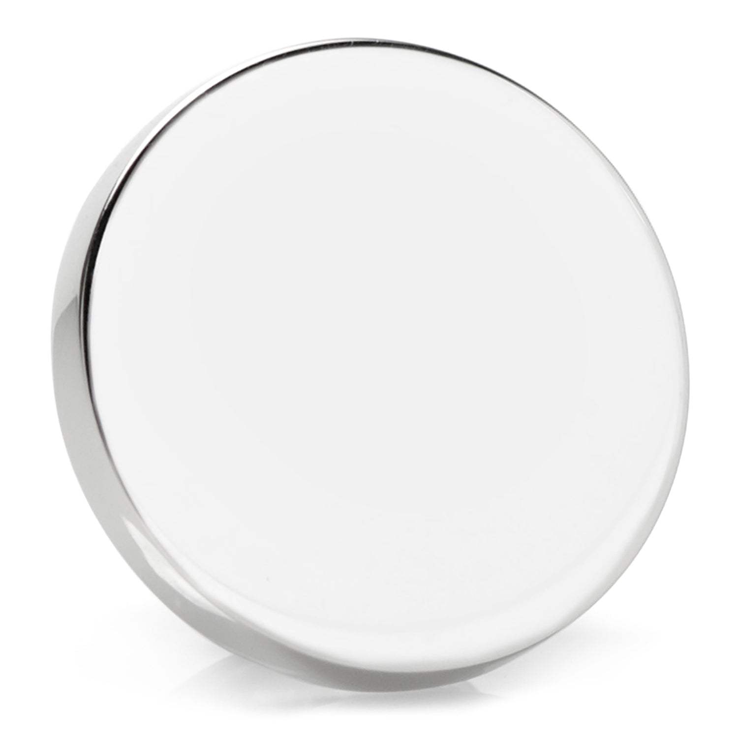 Stainless Steel Engravable Round Infinity Tie Tac - Cufflinks.com - Flyclothing LLC