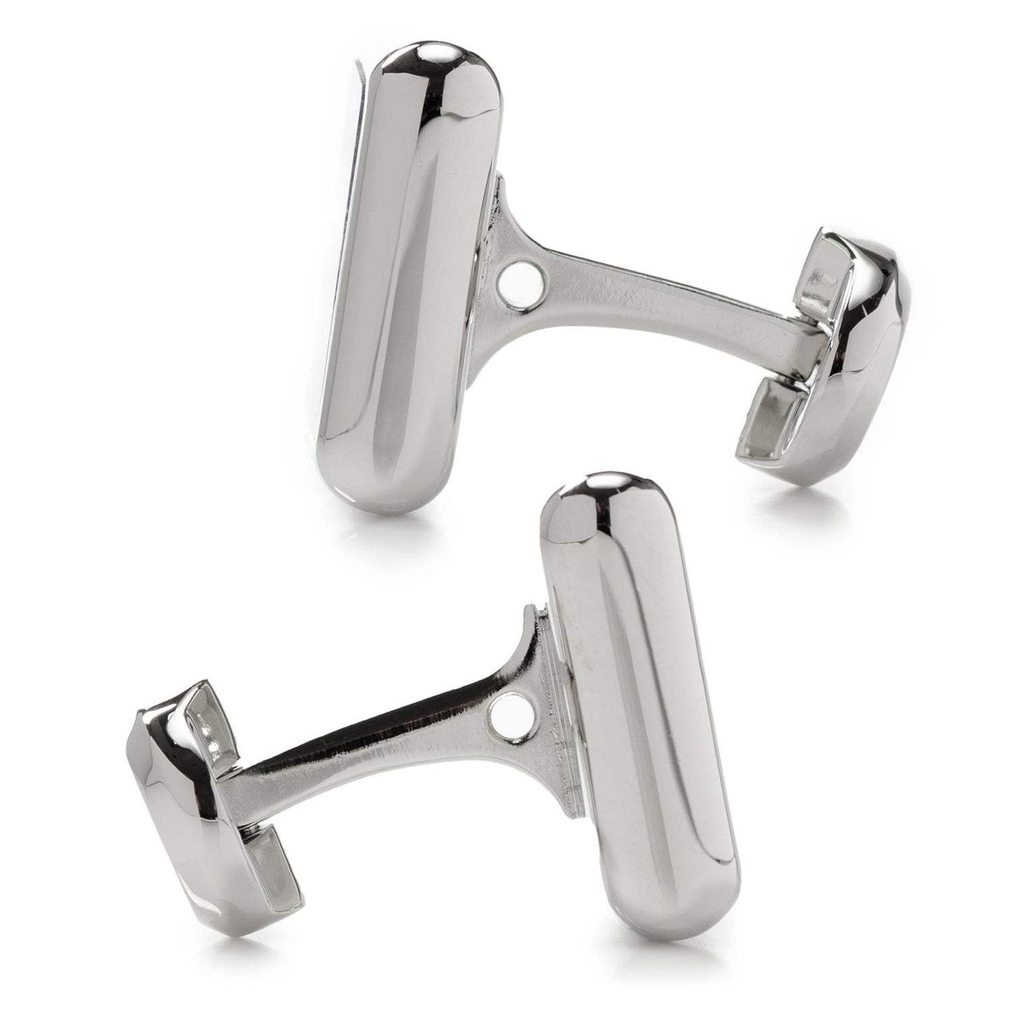 Silver and Sodalite JFK Presidential Cufflinks - Cufflinks.com - Flyclothing LLC
