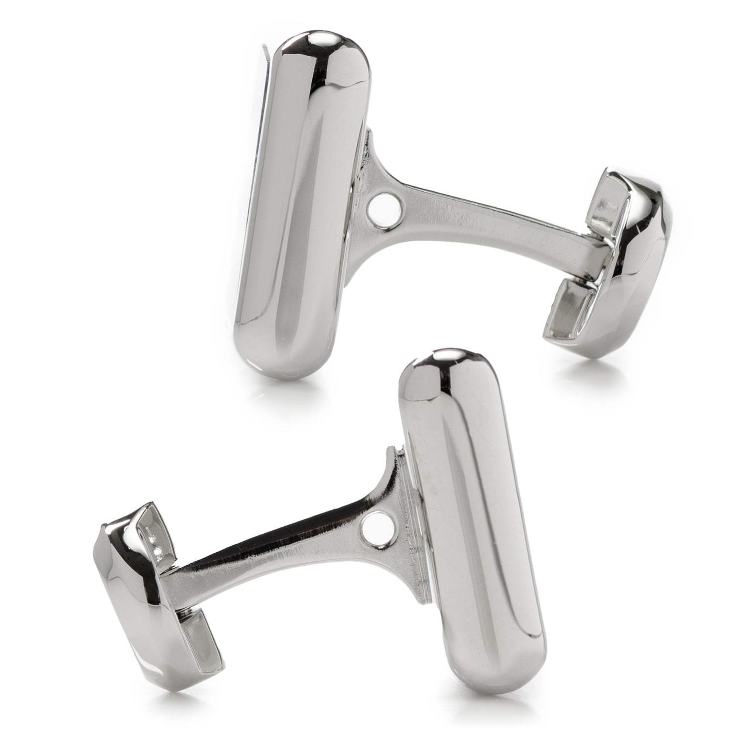 Silver and Sodalite JFK Presidential Cufflinks - Cufflinks.com - Flyclothing LLC