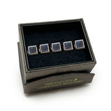 Silver and Sodalite JFK Presidential Studs - Cufflinks.com - Flyclothing LLC