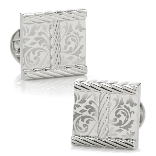 Arabesque Design Cufflinks - Cufflinks.com - Flyclothing LLC