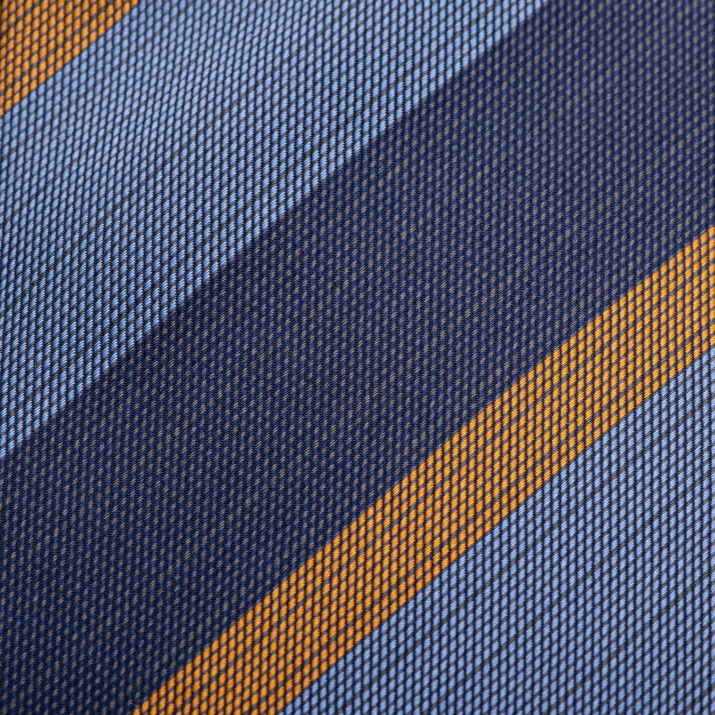 The Andrew Tie (Blue Orange Stripe Men's Tie) - Cufflinks.com - Flyclothing LLC