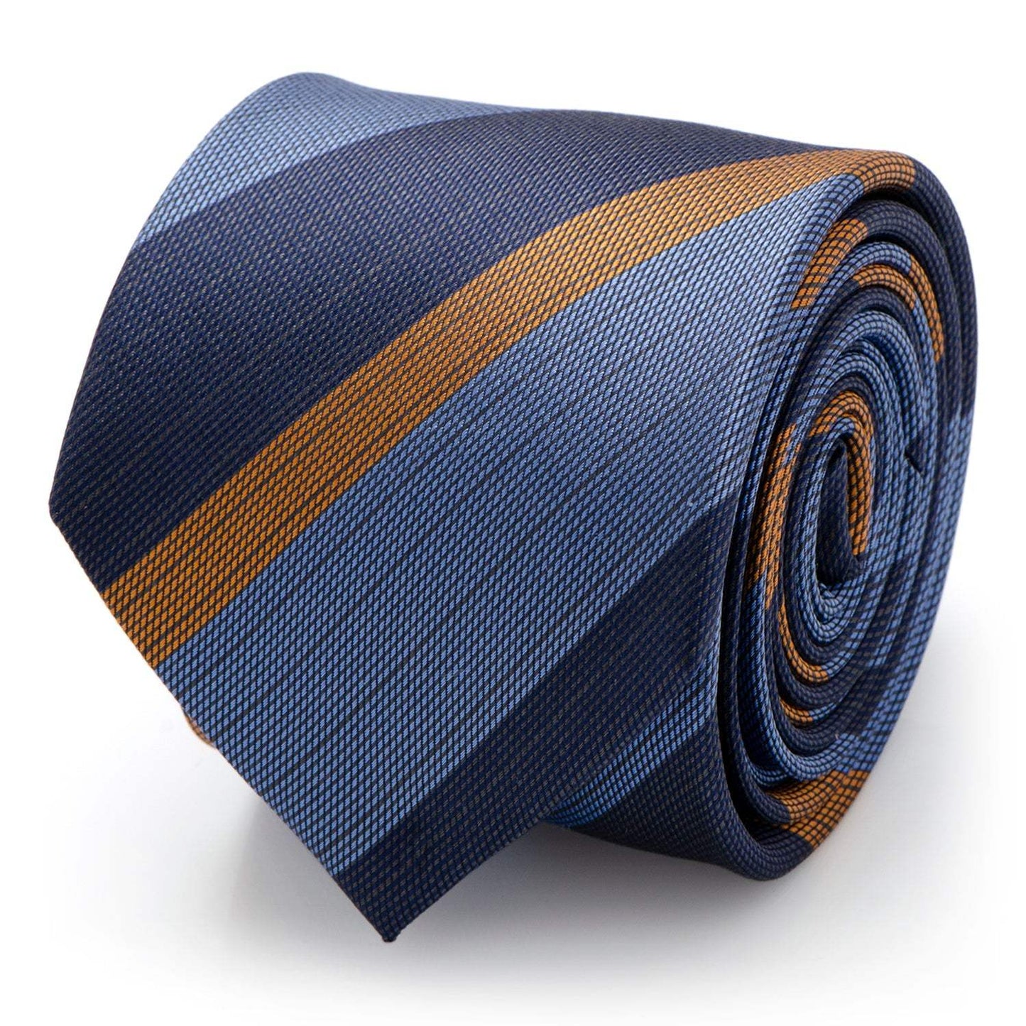 The Andrew Tie (Blue Orange Stripe Men's Tie) - Cufflinks.com - Flyclothing LLC