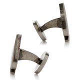 Ace of Spades Antique Silver Cufflinks