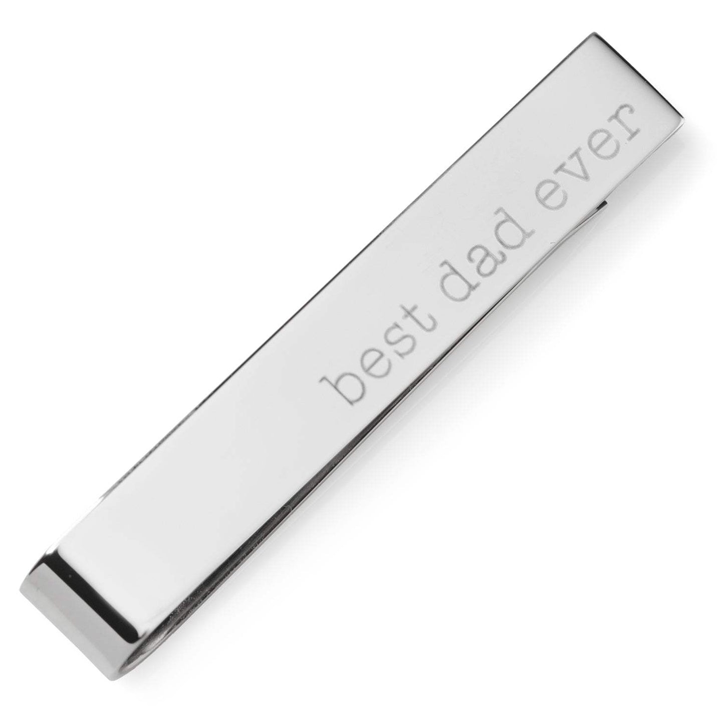 Best Dad Ever Engravable Tie Bar - Cufflinks.com - Flyclothing LLC