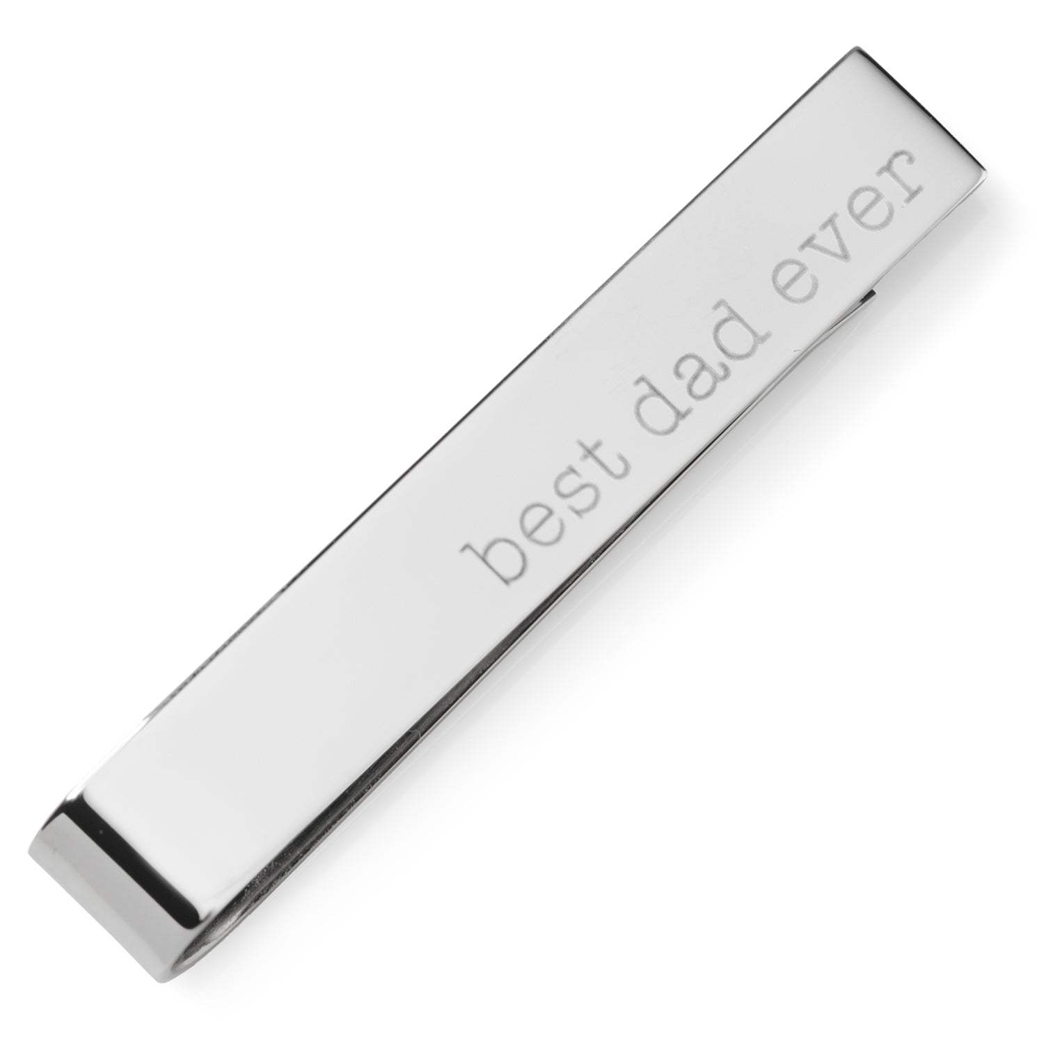 Best Dad Ever Engravable Tie Bar - Cufflinks.com - Flyclothing LLC