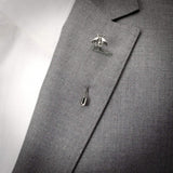 Stainless Steel Bee Stick Pin - Cufflinks.com - Flyclothing LLC