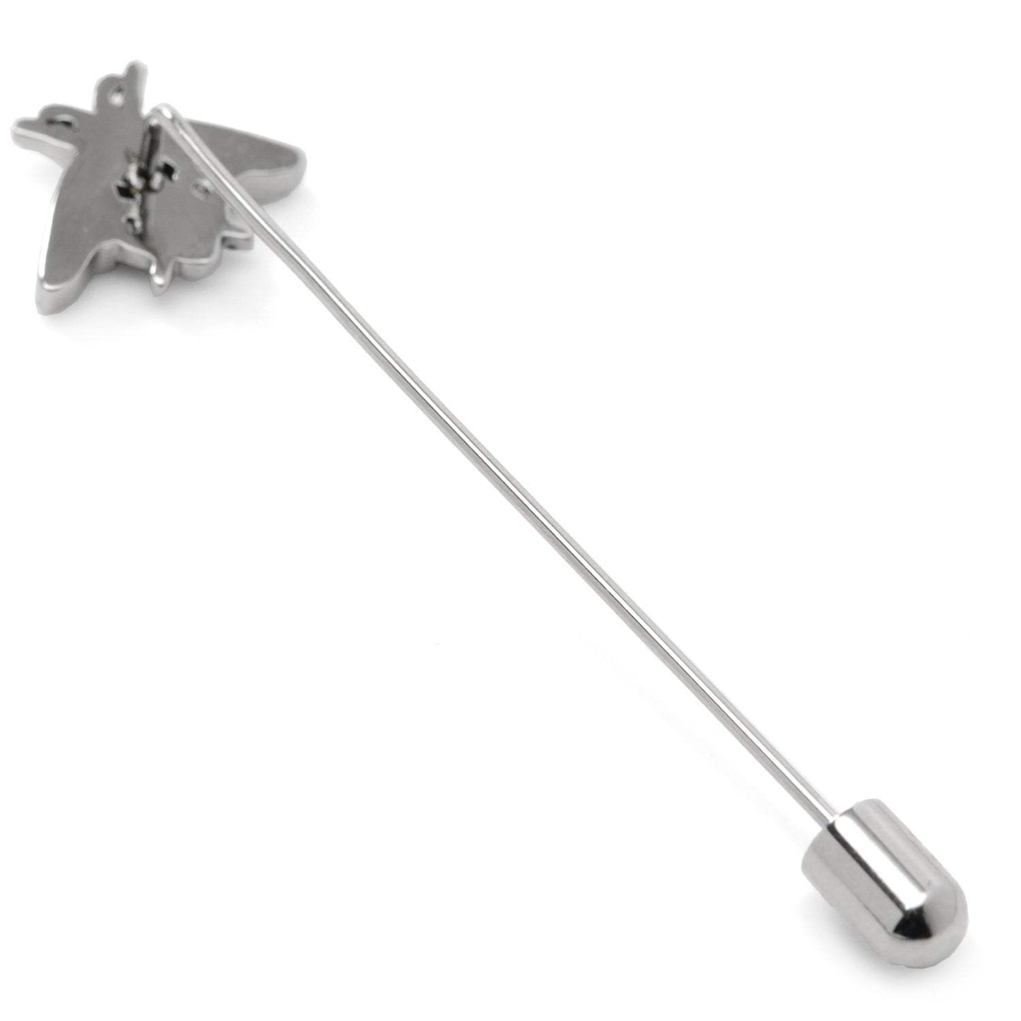 Stainless Steel Bee Stick Pin - Cufflinks.com - Flyclothing LLC
