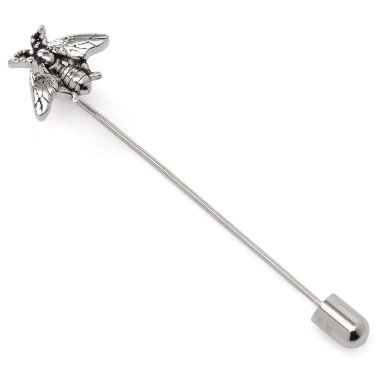 Stainless Steel Bee Stick Pin - Cufflinks.com - Flyclothing LLC