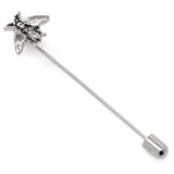 Stainless Steel Bee Stick Pin - Cufflinks.com - Flyclothing LLC