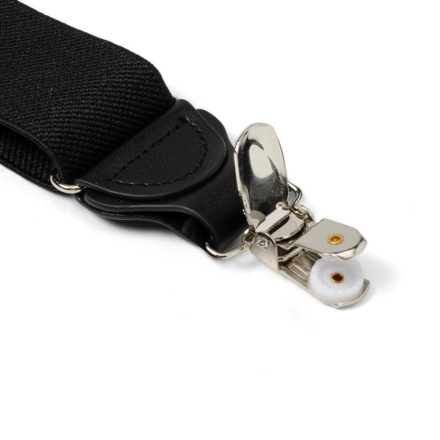 Black Convertible Suspenders - Cufflinks.com - Flyclothing LLC