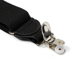Black Convertible Suspenders - Cufflinks.com - Flyclothing LLC