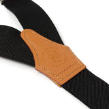Black Convertible Suspenders - Cufflinks.com - Flyclothing LLC
