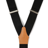 Black Convertible Suspenders - Cufflinks.com - Flyclothing LLC