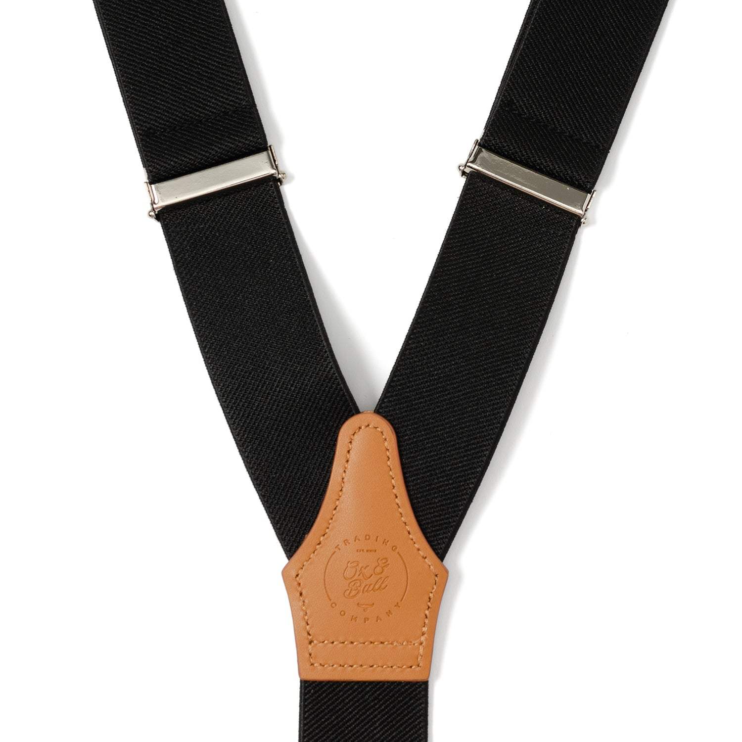 Black Convertible Suspenders - Cufflinks.com - Flyclothing LLC