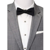 Black Silk Bow Pre-Tie - Cufflinks.com - Flyclothing LLC
