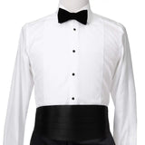Black Silk Cummerbund and Bowtie Set - Cufflinks.com - Flyclothing LLC