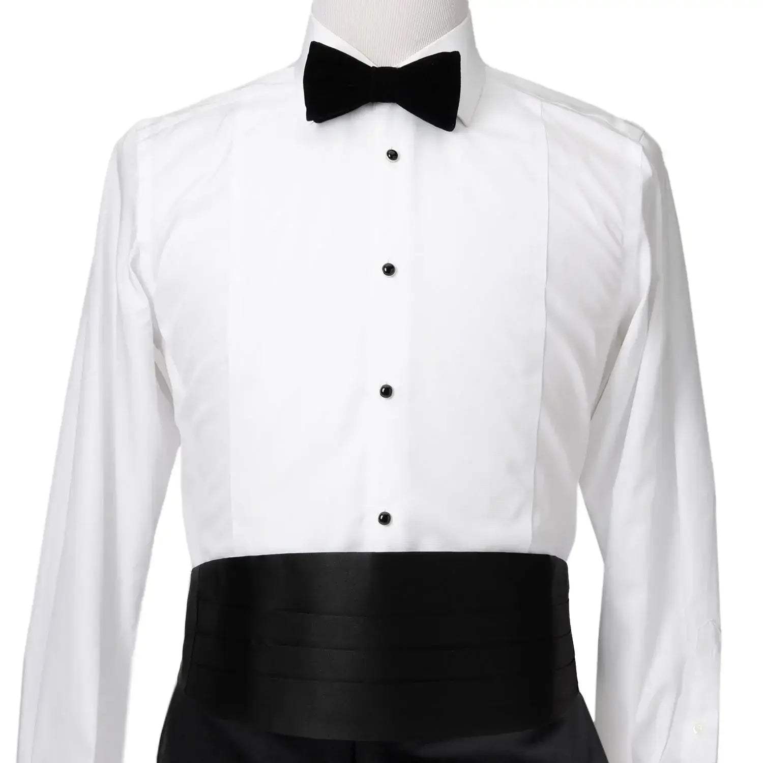 Black Silk Cummerbund and Bowtie Set - Cufflinks.com - Flyclothing LLC