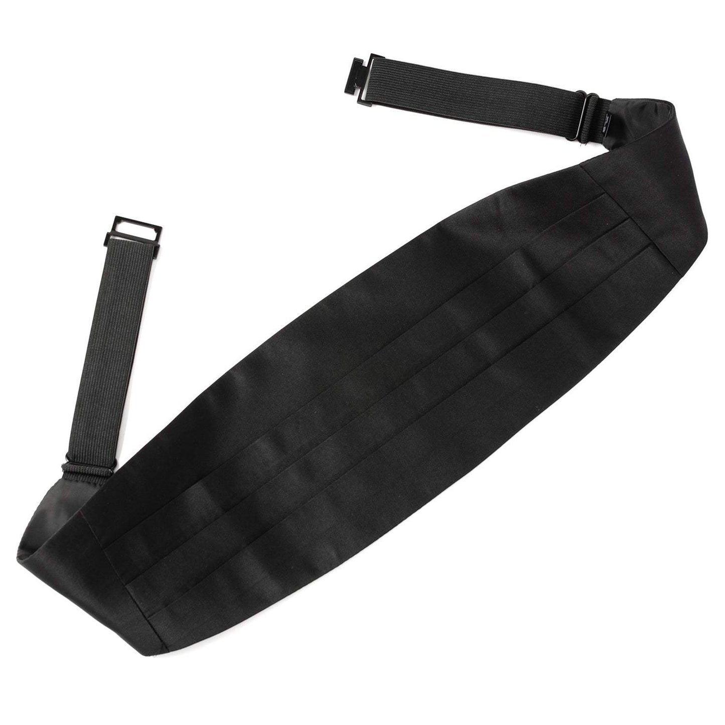Black Silk Cummerbund and Bowtie Set - Cufflinks.com - Flyclothing LLC