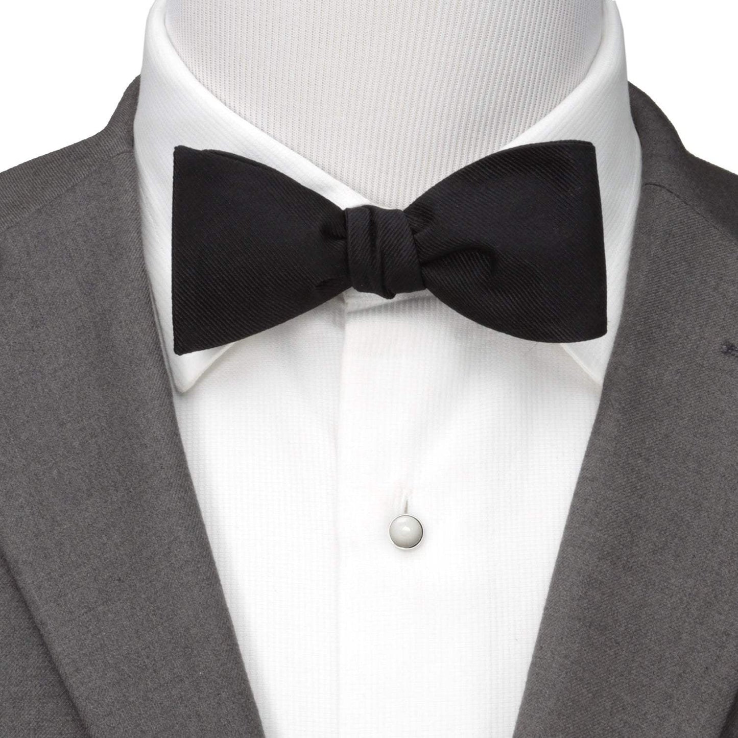 Black Silk Cummerbund and Bowtie Set - Cufflinks.com - Flyclothing LLC