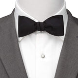 Black Silk Cummerbund and Bowtie Set - Cufflinks.com - Flyclothing LLC