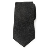 Black Floral Men's Tie