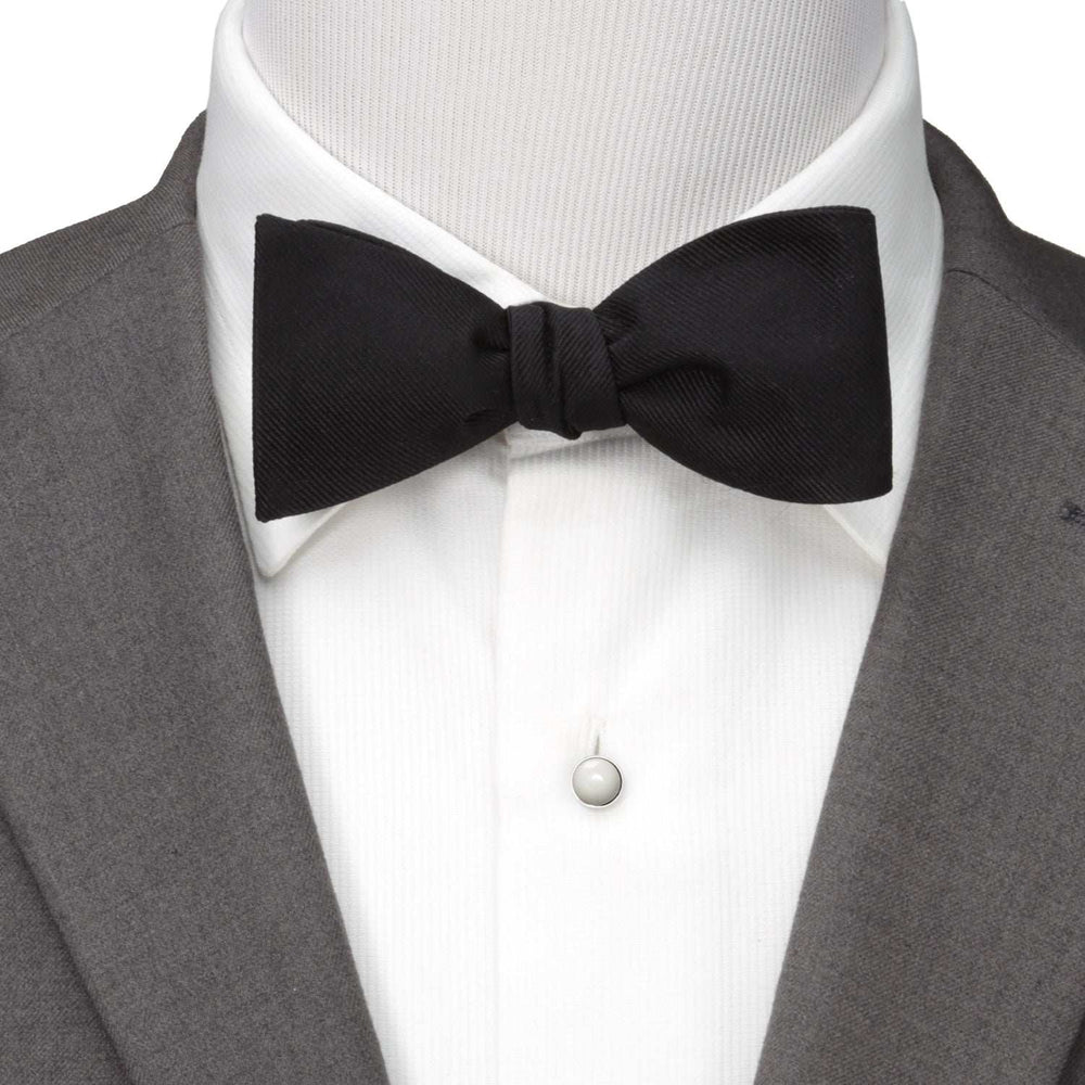 Black Self Tie Bow Tie - Cufflinks.com - Flyclothing LLC