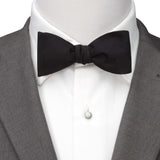 Black Self Tie Bow Tie - Cufflinks.com - Flyclothing LLC