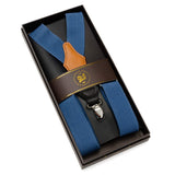 Blue Convertible Suspenders - Cufflinks.com - Flyclothing LLC