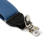 Blue Convertible Suspenders - Cufflinks.com - Flyclothing LLC