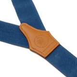 Blue Convertible Suspenders - Cufflinks.com - Flyclothing LLC