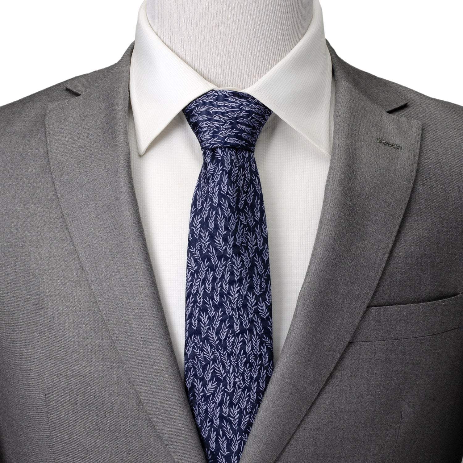 Blue Leaf Men's Tie - Cufflinks.com - Flyclothing LLC