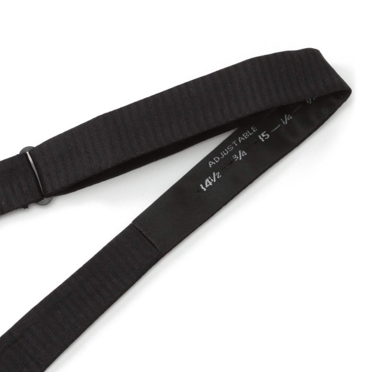 Black Formal Pinstripe Silk Bow Tie - Cufflinks.com - Flyclothing LLC