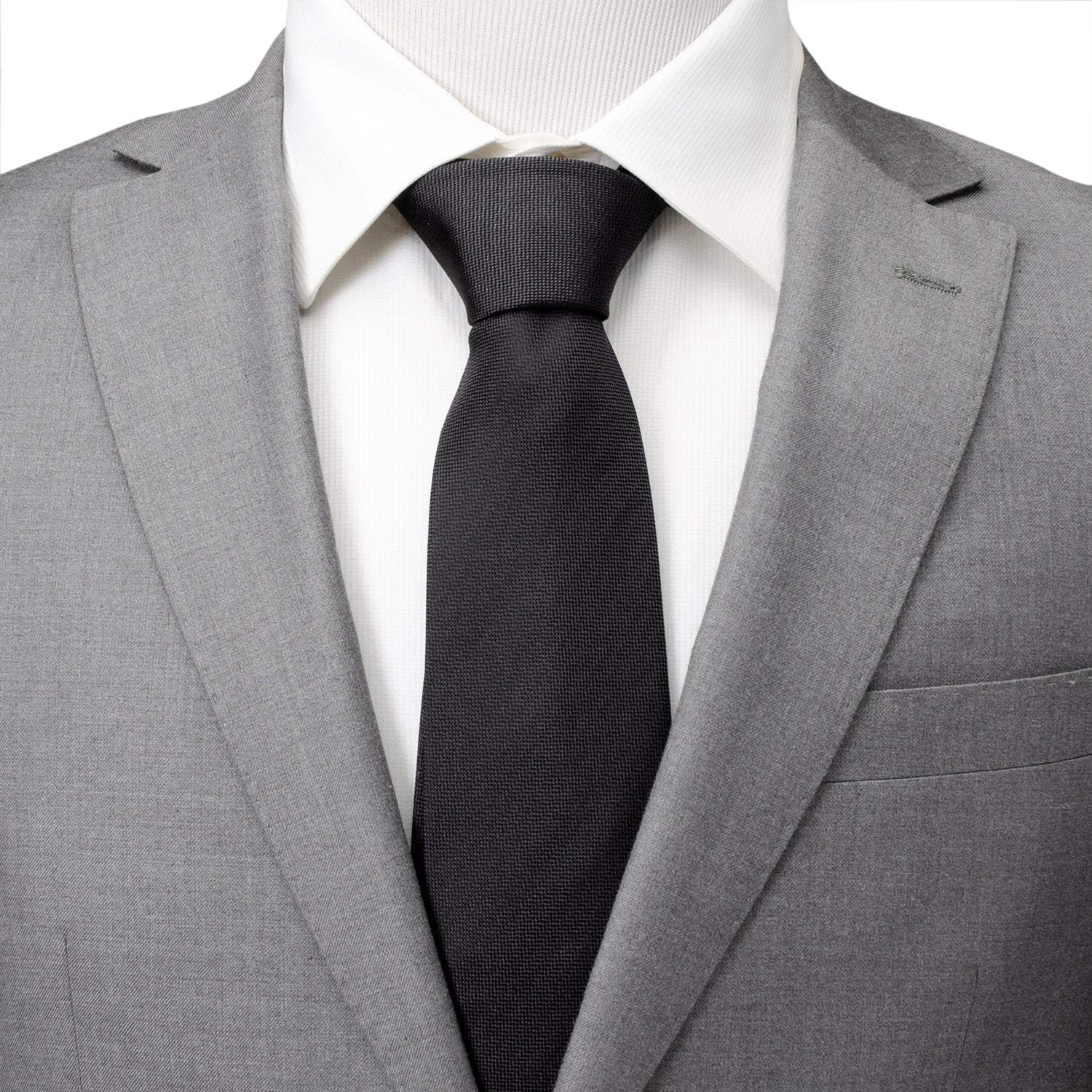 Black Silk Tie - Cufflinks.com - Flyclothing LLC