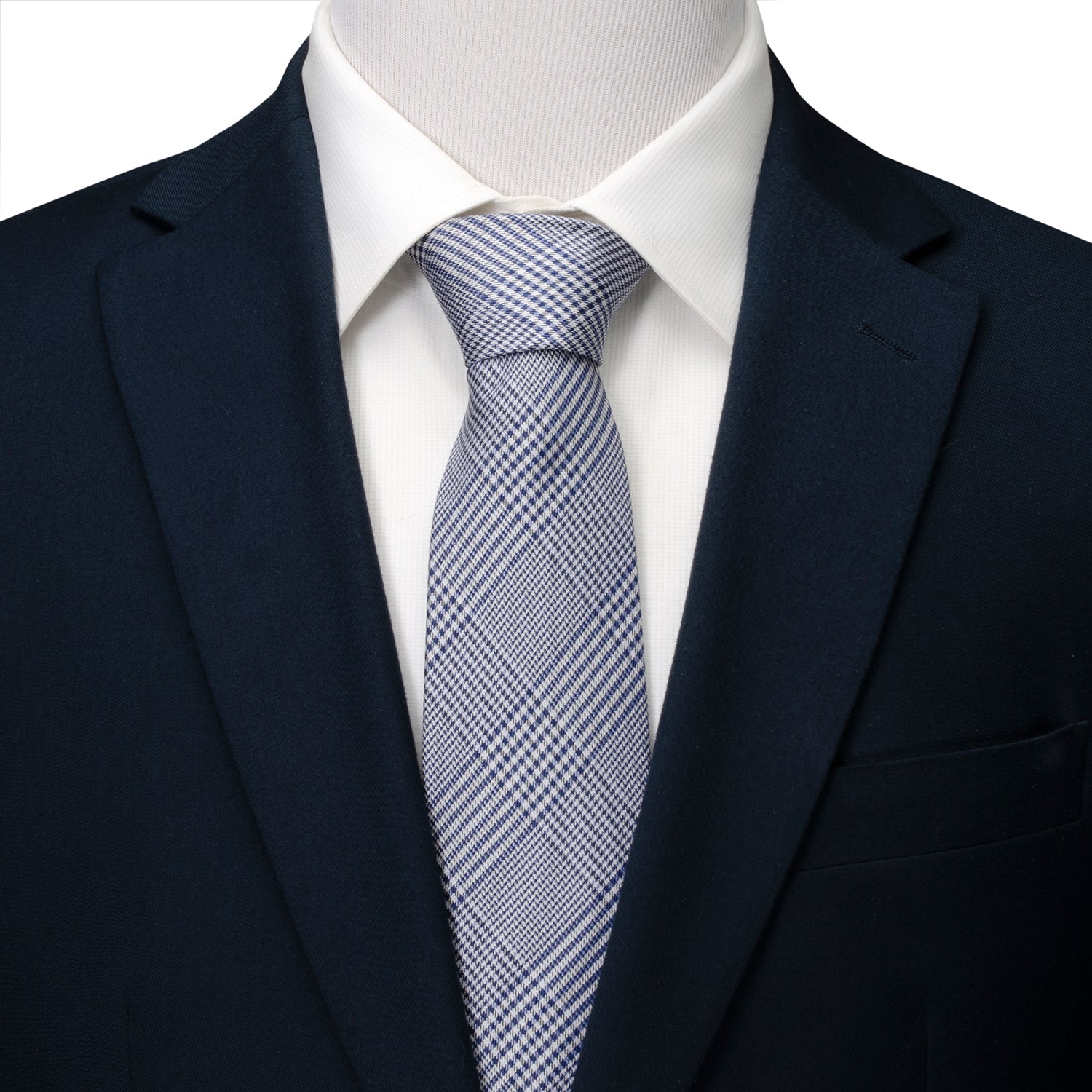 Blue Glen Plaid Silk Tie - Cufflinks.com - Flyclothing LLC