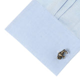 Antique Bronze Bison Cufflinks - Cufflinks.com - Flyclothing LLC