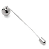 Stainless Steel Circle Ball Stick Pin - Cufflinks.com - Flyclothing LLC