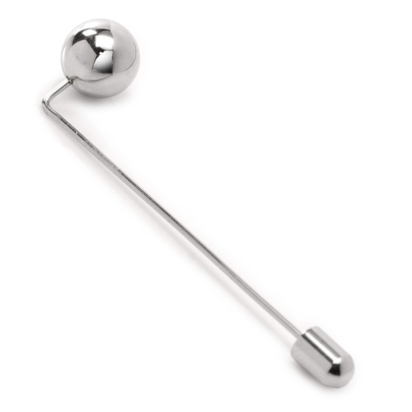 Stainless Steel Circle Ball Stick Pin - Cufflinks.com - Flyclothing LLC