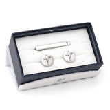 Cross Stainless Steel Cufflinks and Tie Clip Gift Set - Cufflinks.com - Flyclothing LLC